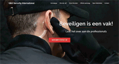 Desktop Screenshot of ggsecurity-international.nl